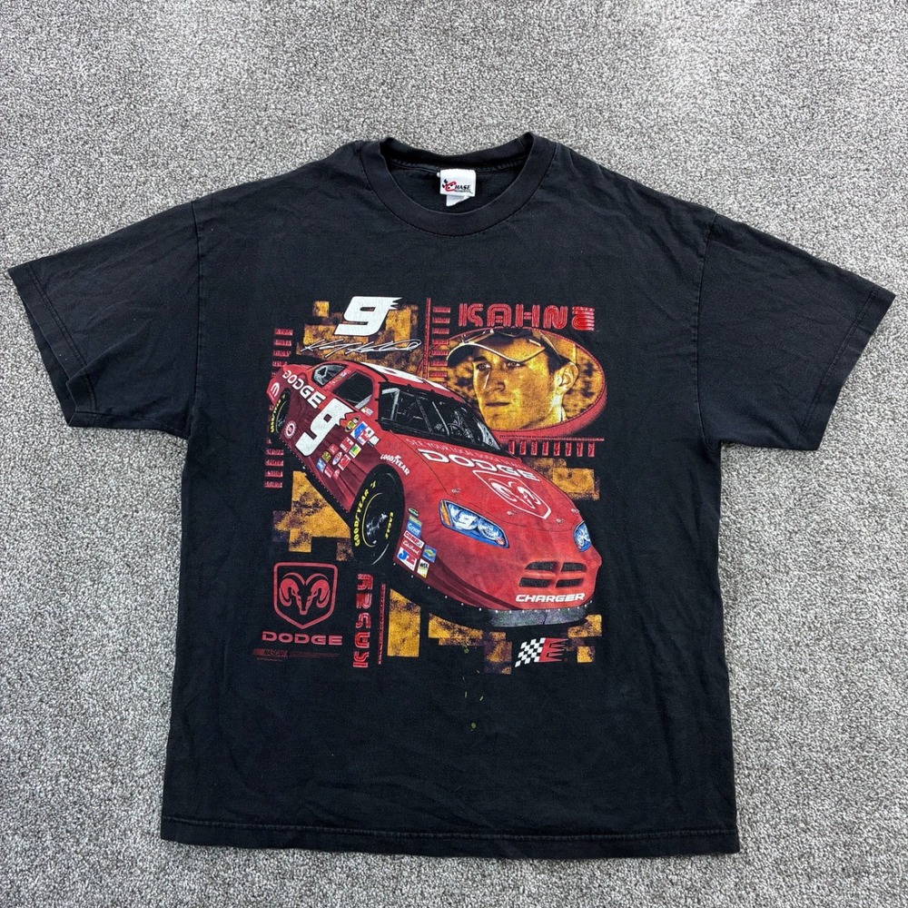 Vintage Kasey Kahne Racing Shirt Mens XL Dodge Charger Nascar Chase Authentics